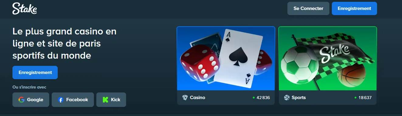 Stake Casino Connexion