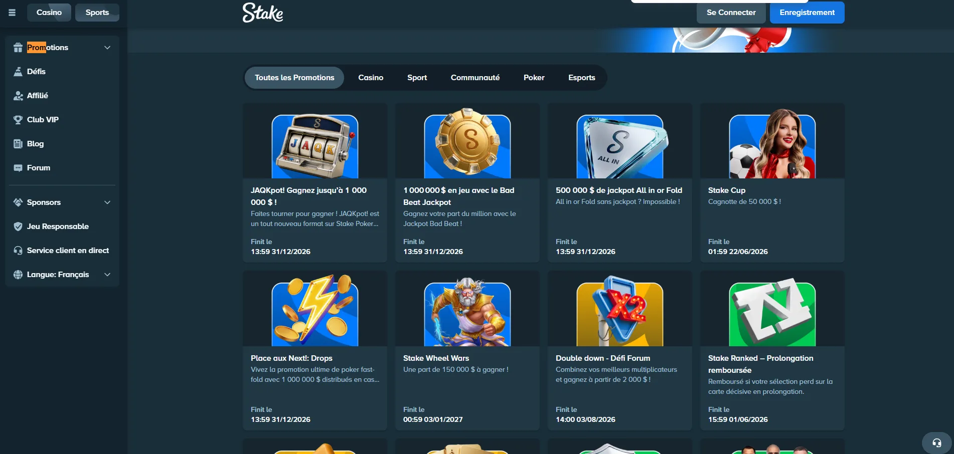 Stake Casino Bonus